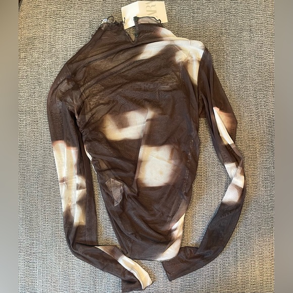 Zara sheer high neck top - Picture 8 of 8